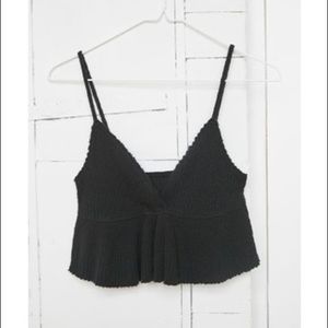 Urban Outfitters Ashlyn Textured Crop Top
